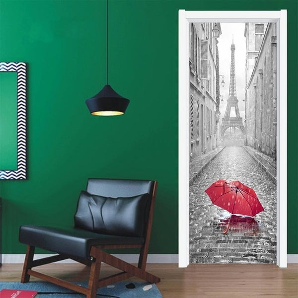 Simple European Door Stickers