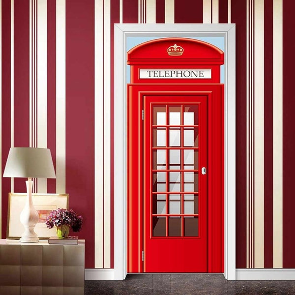 Simple European Door Stickers