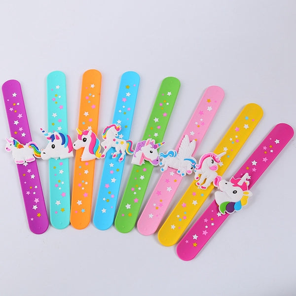 Unicorn Slap Snap Wrap Wristband Band