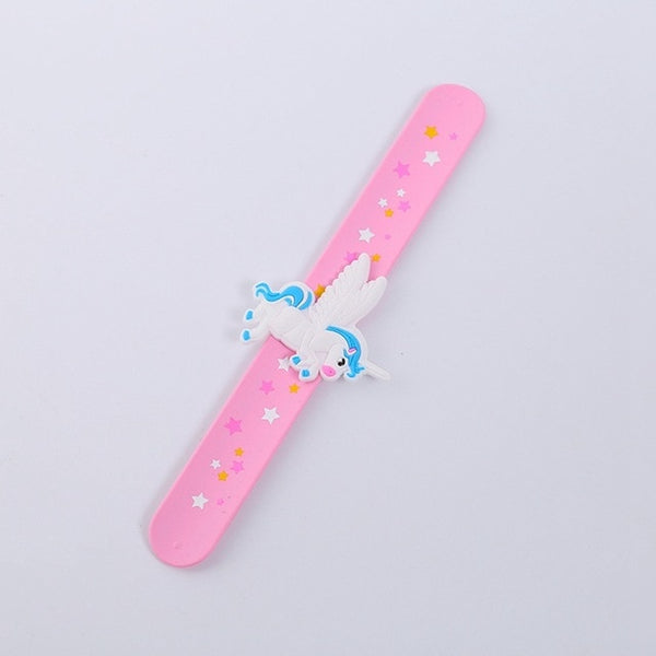 Unicorn Slap Snap Wrap Wristband Band