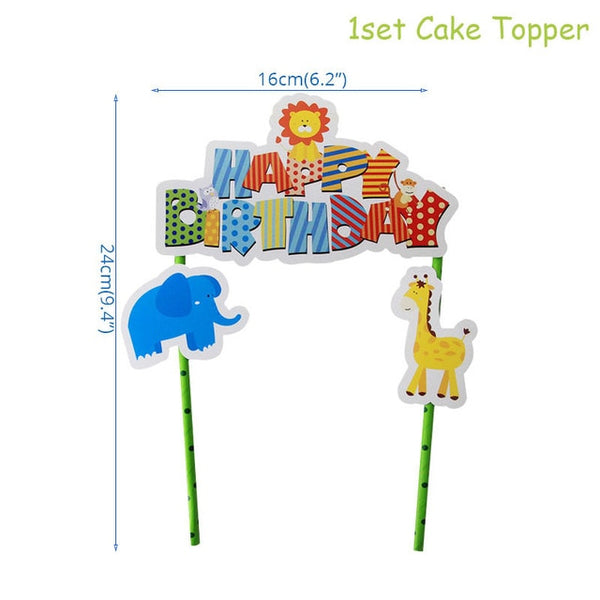 Cyuan Jungle Birthday Party Decoration