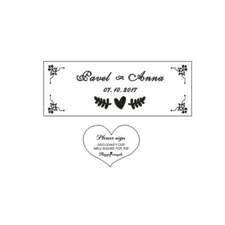 Personalized Wedding Guest Book