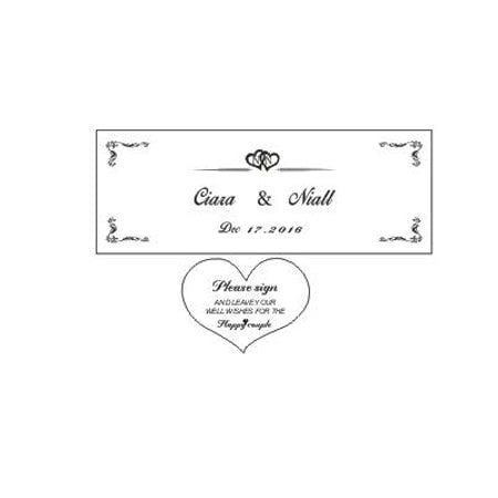 Personalized Wedding Guest Book