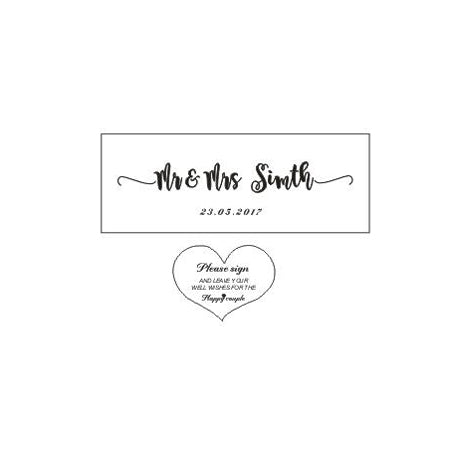 Personalized Wedding Guest Book