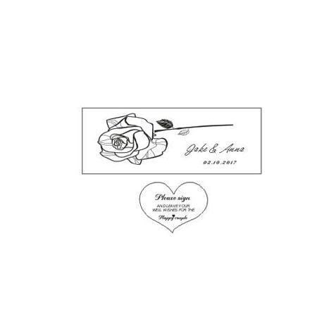 Personalized Wedding Guest Book