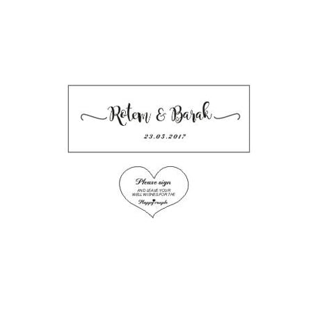 Personalized Wedding Guest Book