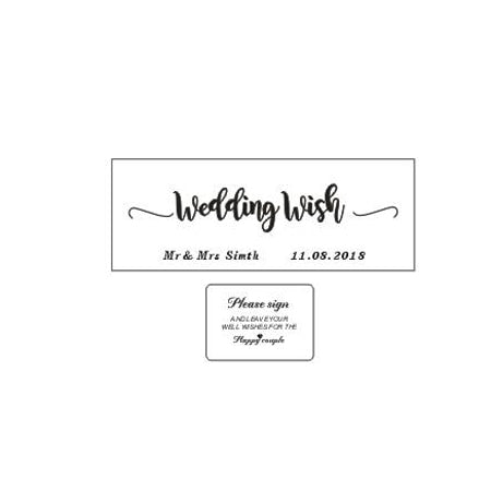 Personalized Wedding Guest Book