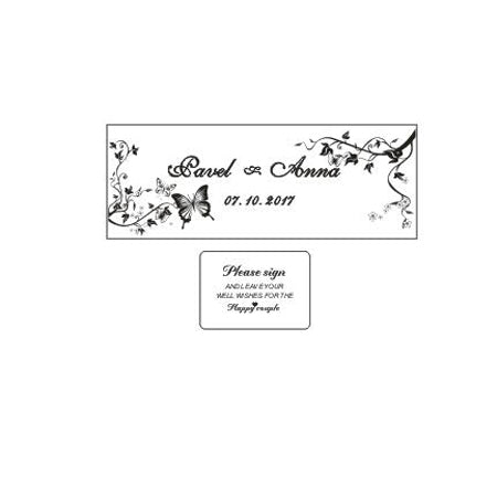 Personalized Wedding Guest Book