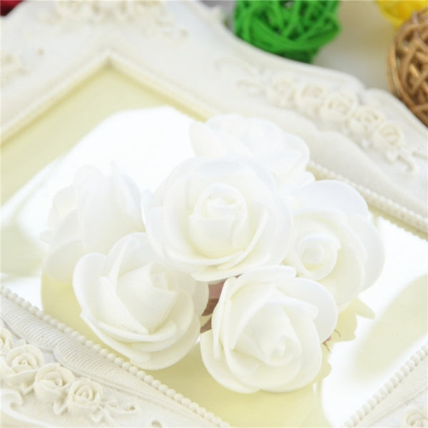 Multicolor Mini PE Foam Rose 50pcs/ Bag