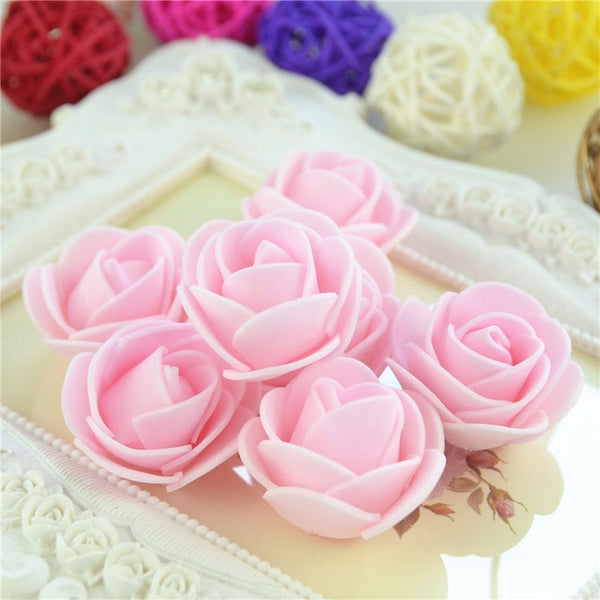 Multicolor Mini PE Foam Rose 50pcs/ Bag