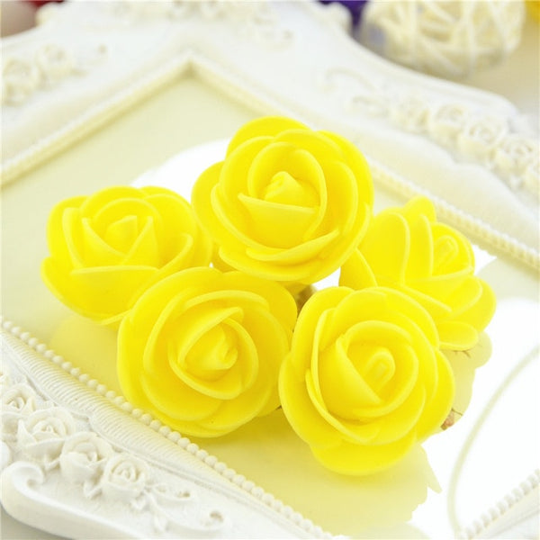 Multicolor Mini PE Foam Rose 50pcs/ Bag