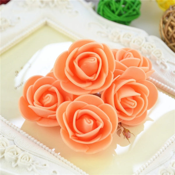 Multicolor Mini PE Foam Rose 50pcs/ Bag
