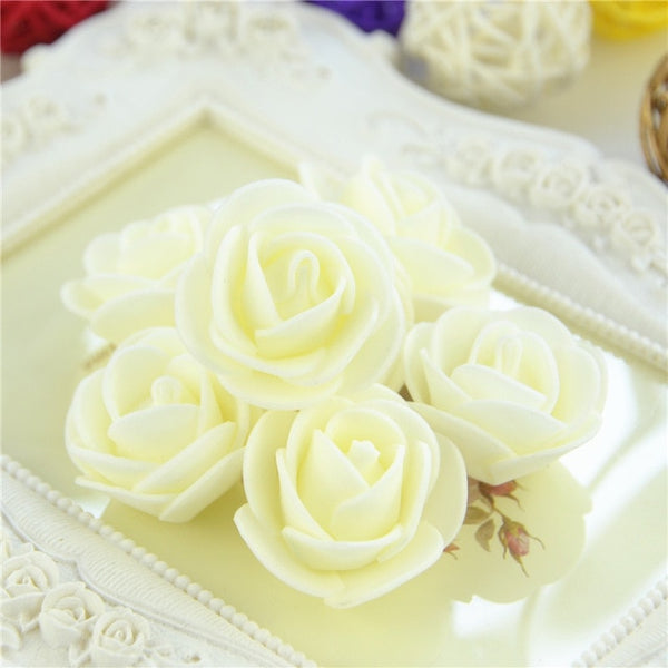 Multicolor Mini PE Foam Rose 50pcs/ Bag