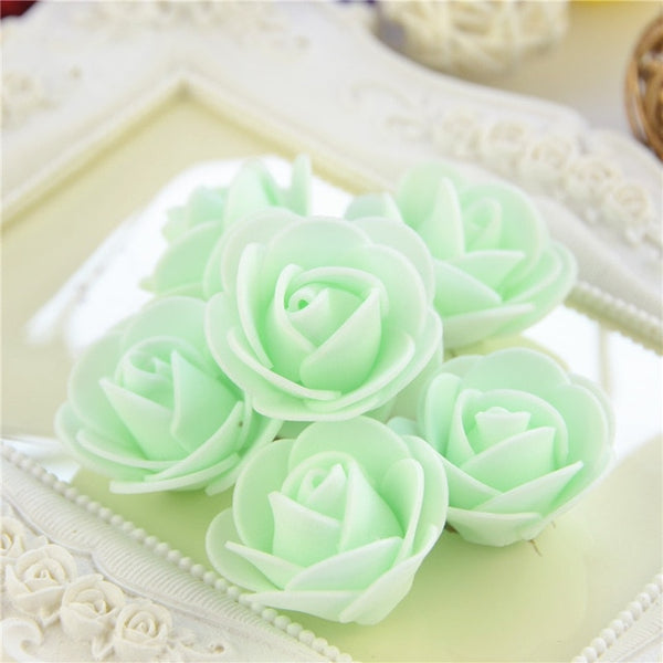 Multicolor Mini PE Foam Rose 50pcs/ Bag