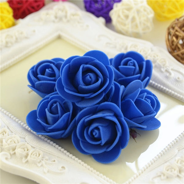 Multicolor Mini PE Foam Rose 50pcs/ Bag