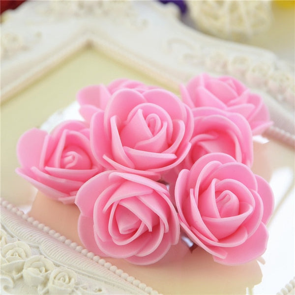 Multicolor Mini PE Foam Rose 50pcs/ Bag