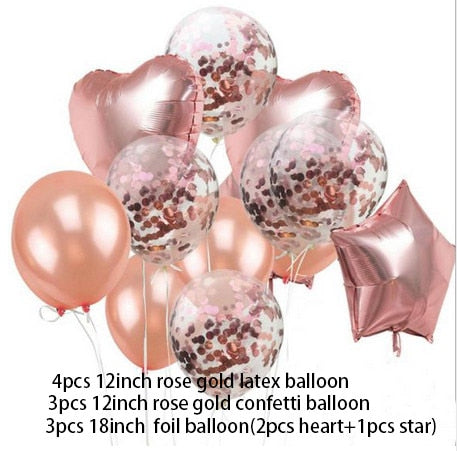 Rose Gold Bride 1set 16inch