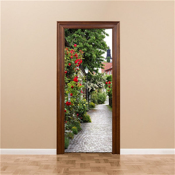 Door Decoration Wallpaper