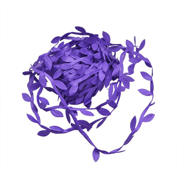 Silk Leaf-Shaped Handmake 10m