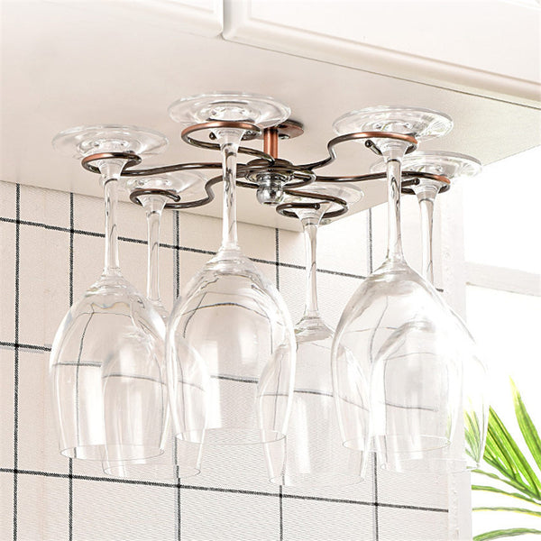 Flower Wine Glass Rack Holder