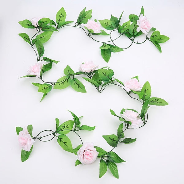 Artificial Silk Rose Flower 2.4m/7.8ft