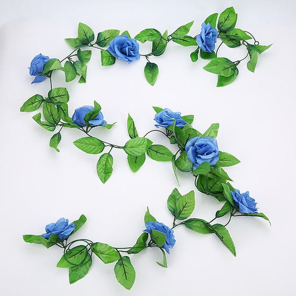 Artificial Silk Rose Flower 2.4m/7.8ft