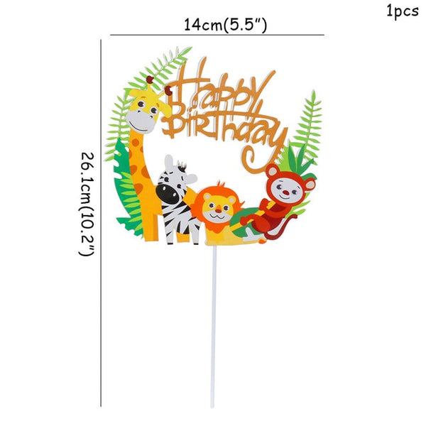 Cyuan Jungle Birthday Party Decoration