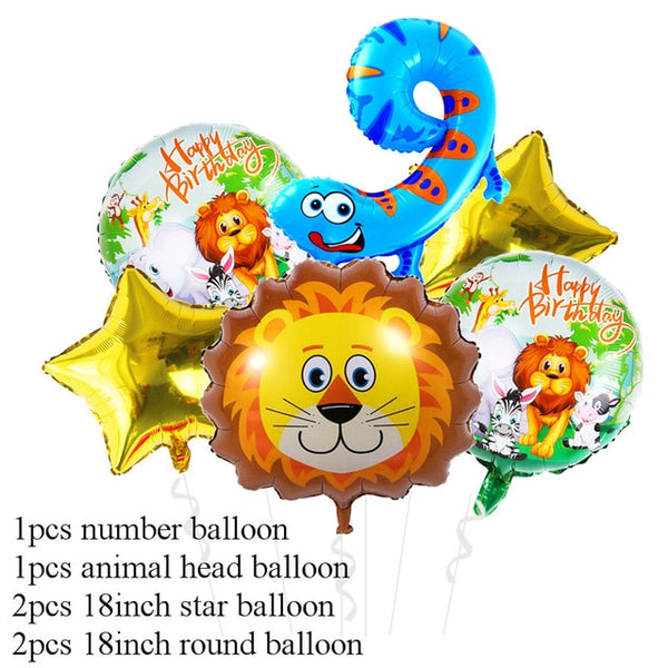 Cyuan Jungle Birthday Party Decoration