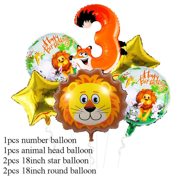 Cyuan Jungle Birthday Party Decoration
