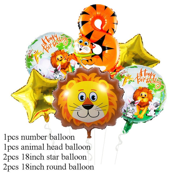 Cyuan Jungle Birthday Party Decoration