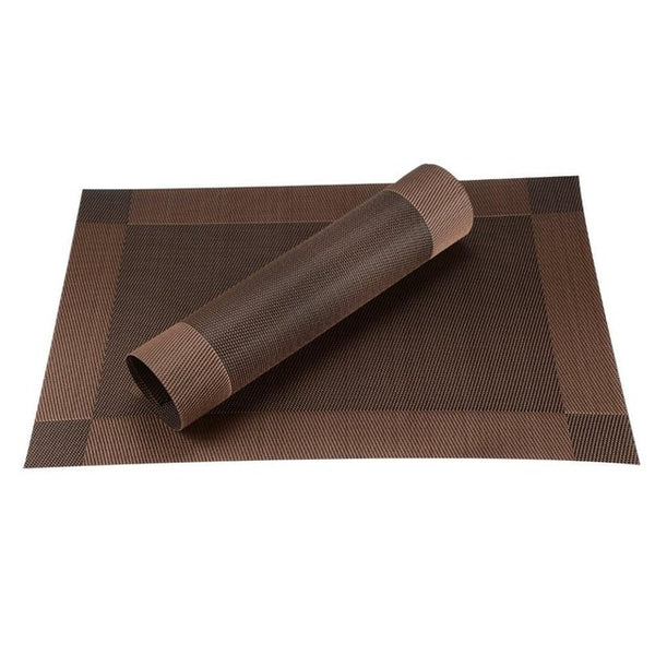 Bamboo Plastic Placemats 4 PVC
