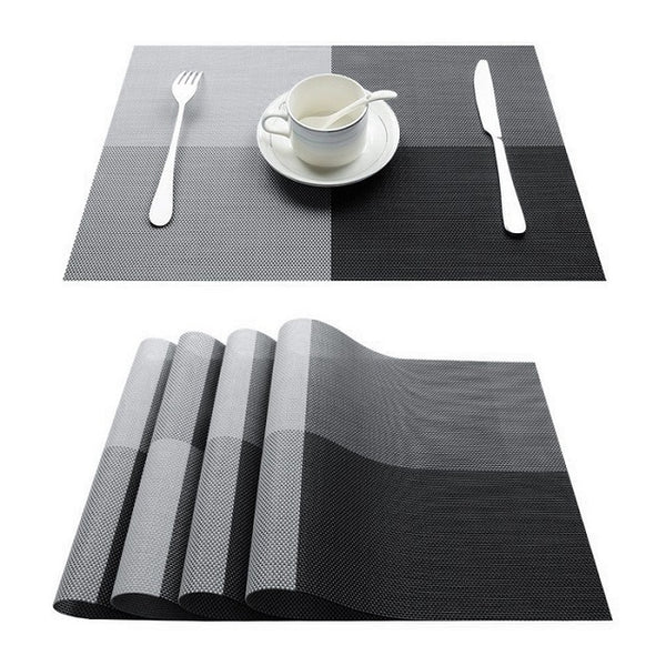 Bamboo Plastic Placemats 4 PVC
