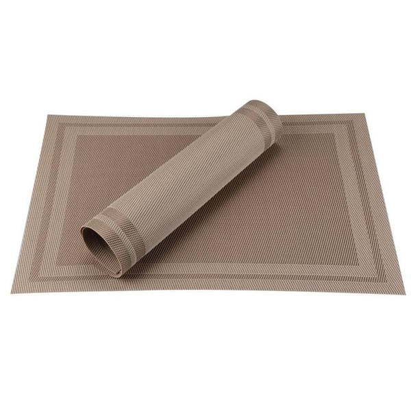 Bamboo Plastic Placemats 4 PVC