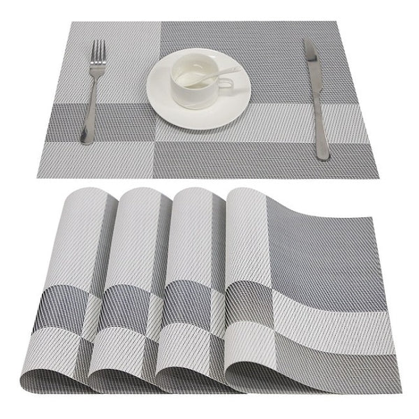 Bamboo Plastic Placemats 4 PVC