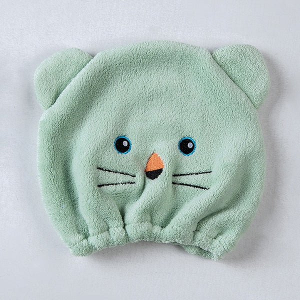 Hygroscopicity And Breathability Towel Cap