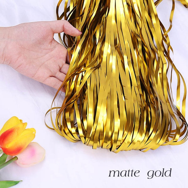Wedding Decoration Backdrop Foil Rain Curtain