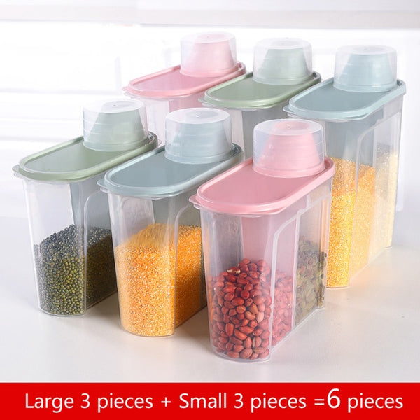 Food Storage Box Plastic Clear Container Set