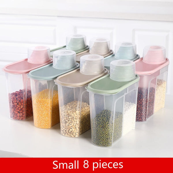 Food Storage Box Plastic Clear Container Set