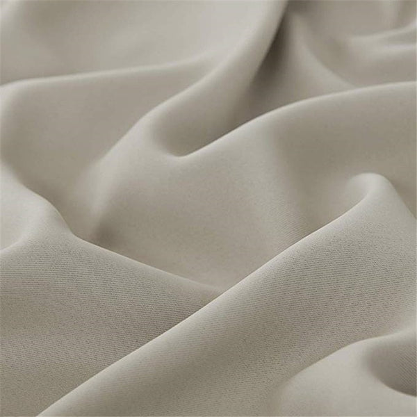 White Thermal Insulated Blackout Curtains