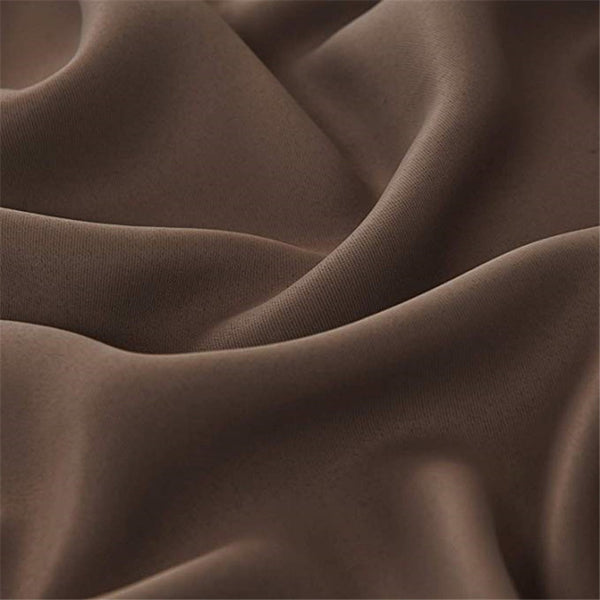 White Thermal Insulated Blackout Curtains