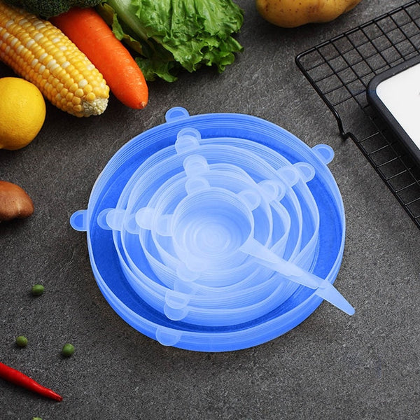 VandHome 6 Pcs/ Set Universal Food Silicone