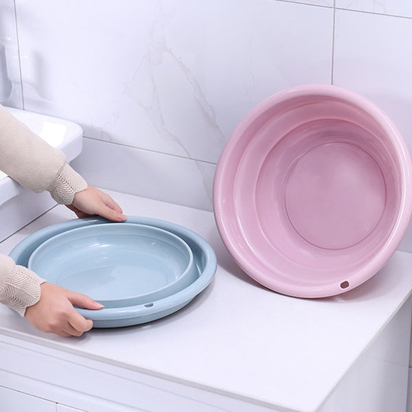 Silicone Portable Folding Plastic Collapsible Wash Basin