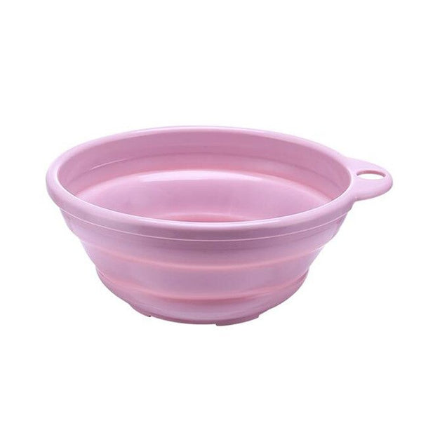 Silicone Portable Folding Plastic Collapsible Wash Basin
