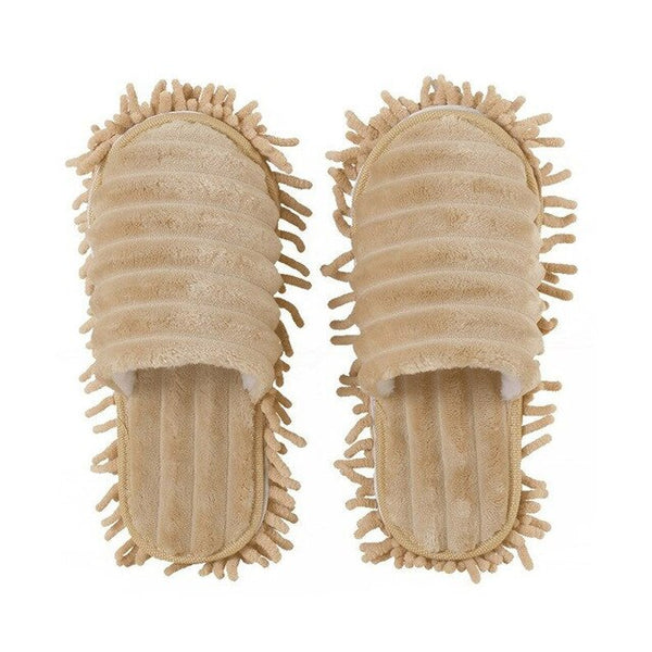 Floor Dust Cleaning Foot Shoes 1 Pair