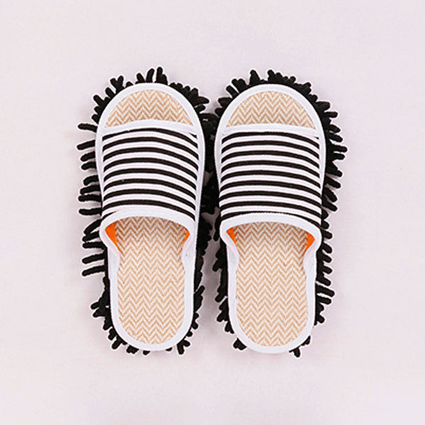 Floor Dust Cleaning Foot Shoes 1 Pair
