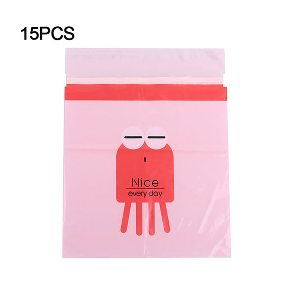 Useful 15pcs Paste Creative Cute Bag