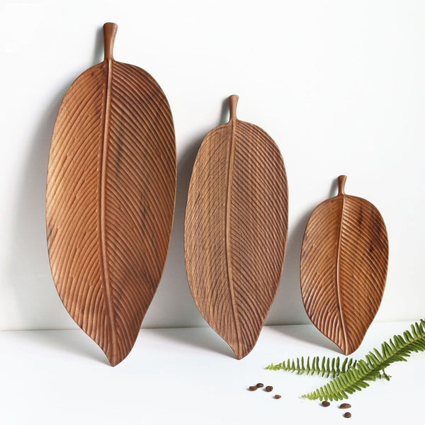 Walnut Rubber Wood Pan Plate