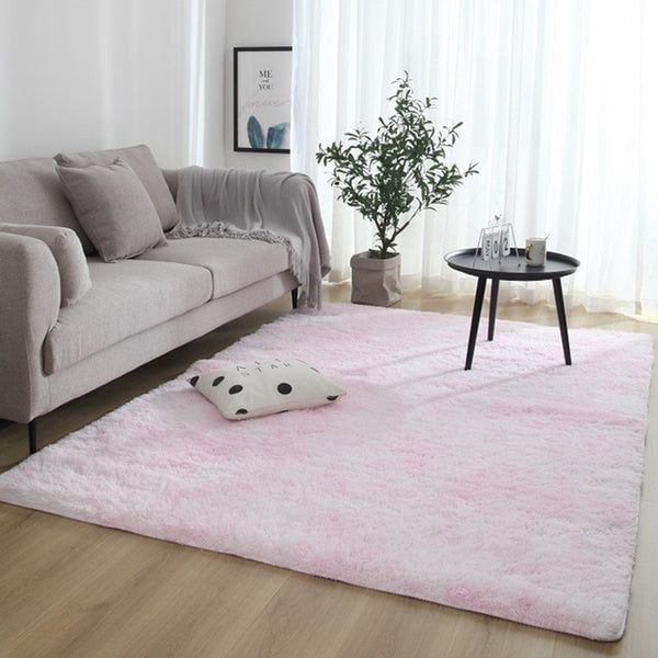 Super Soft Modern Bedroom Area Rug Floor Carpet