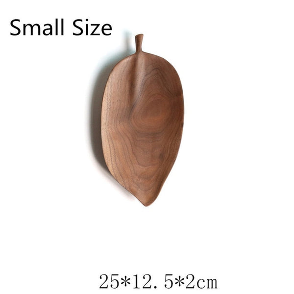 Walnut Rubber Wood Pan Plate