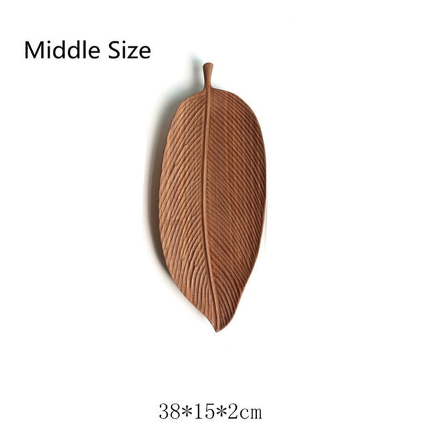 Walnut Rubber Wood Pan Plate